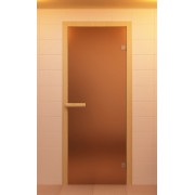 Стеклянные двери PAL 70х190 Matte Bronze