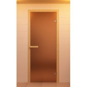 Стеклянные двери PAL 70х190 Matte Bronze